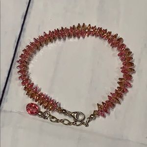 Crystal bracelet with extension